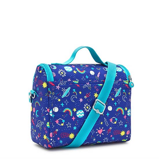 Kipling New Kichirou Printed Lunch Bag Väska Blå | SE 1058YX